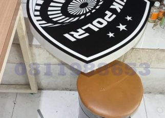 neon box akrilik custom logo tik polri